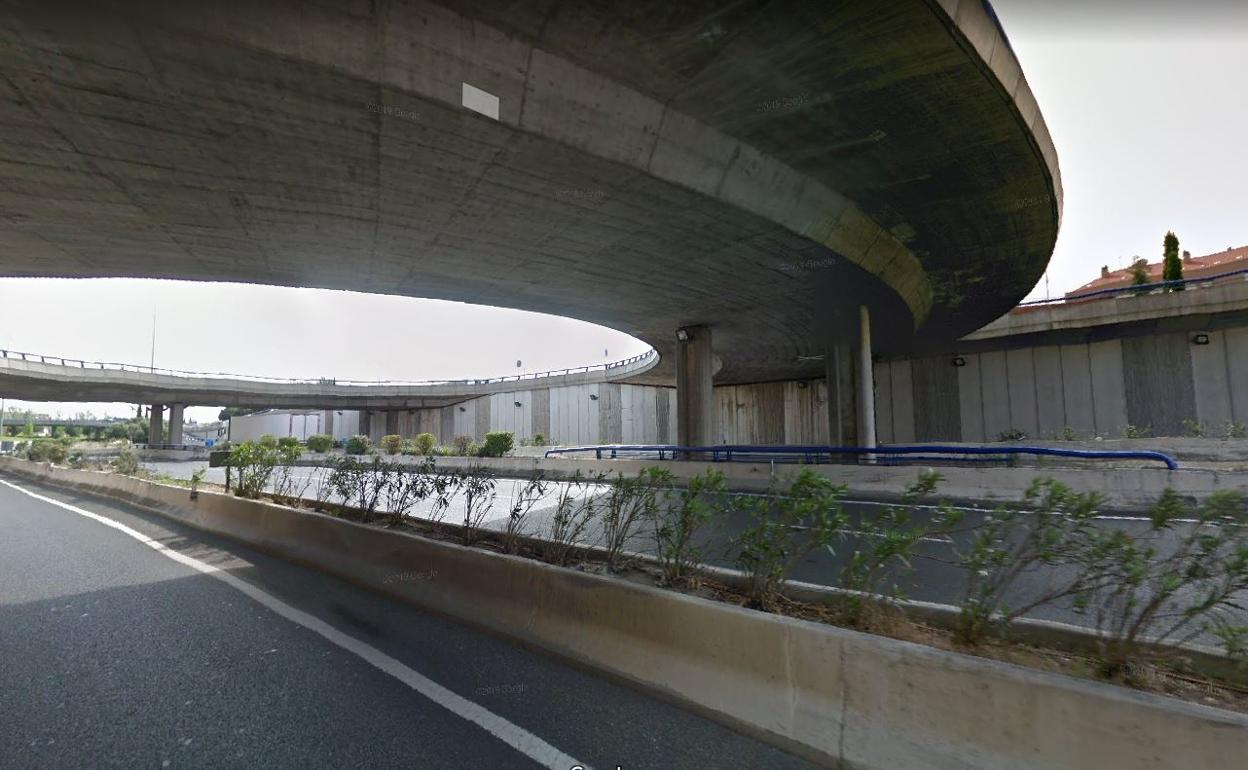 Lugar aproximado del accidente.