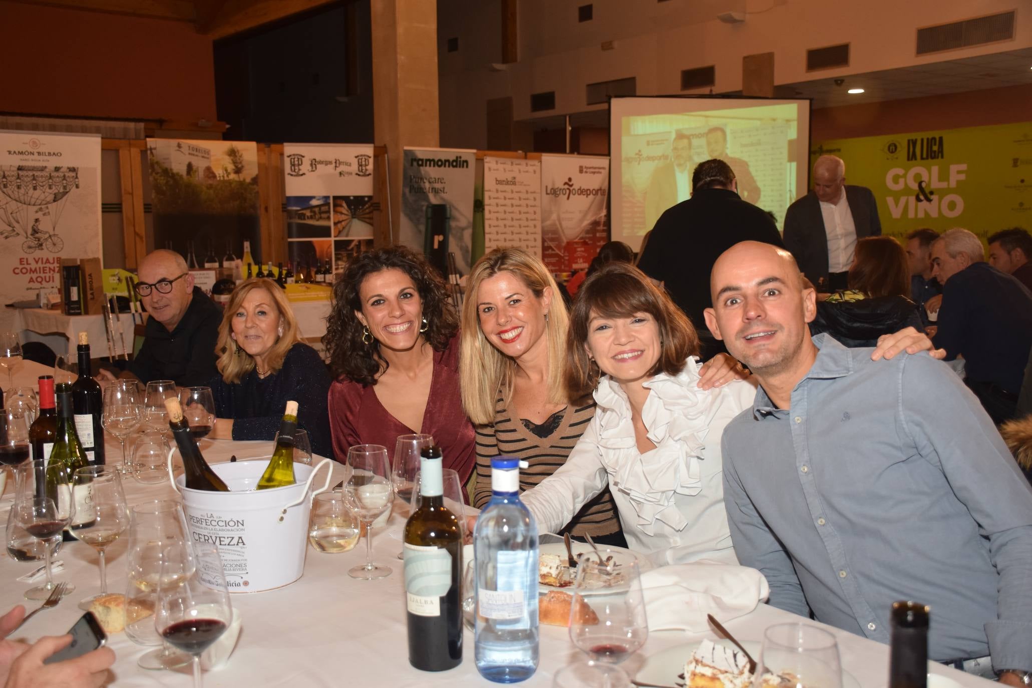 La Liga de Golf y Vino puso el broche de oro con una cena de confraternización.