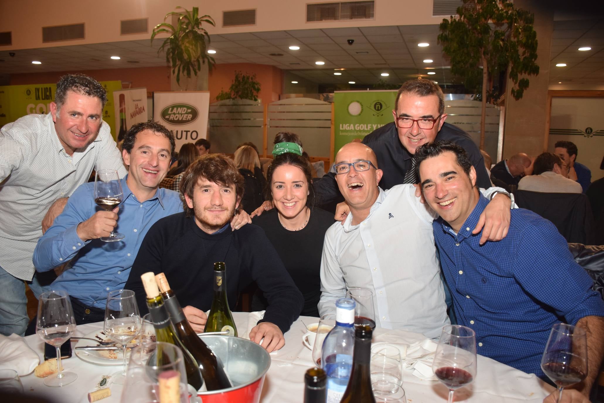 La Liga de Golf y Vino puso el broche de oro con una cena de confraternización.