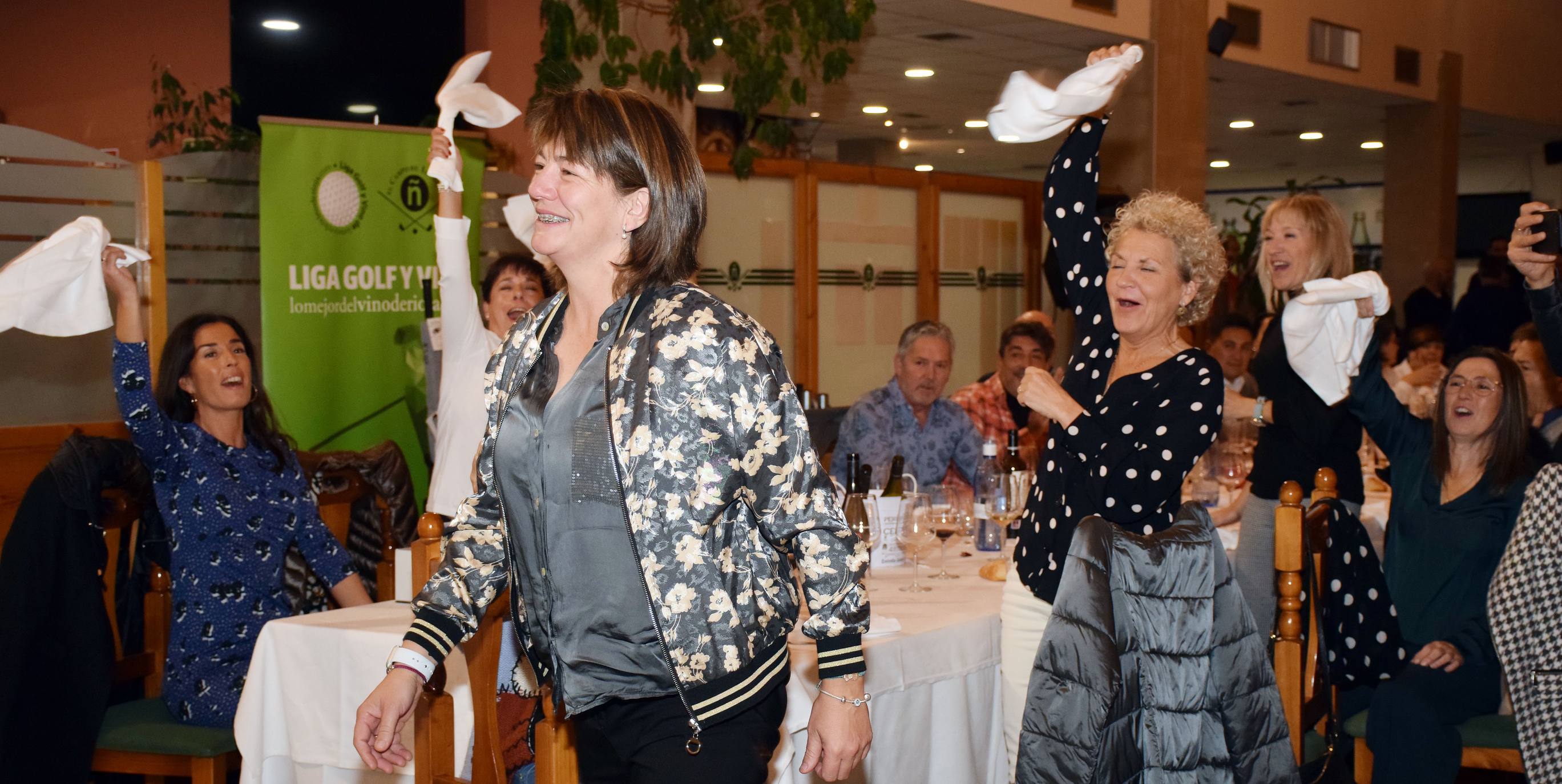 La Liga de Golf y Vino puso el broche de oro con una cena de confraternización.