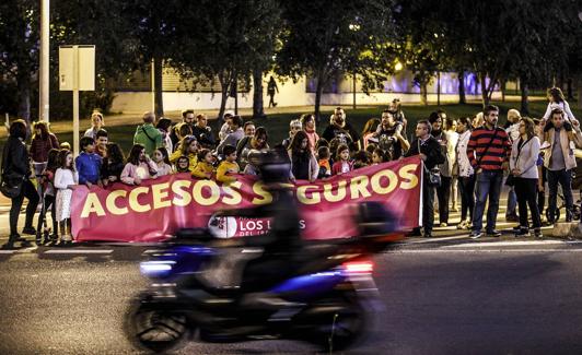 Los Lirios se manifestó por un paso seguro el pasado octubre