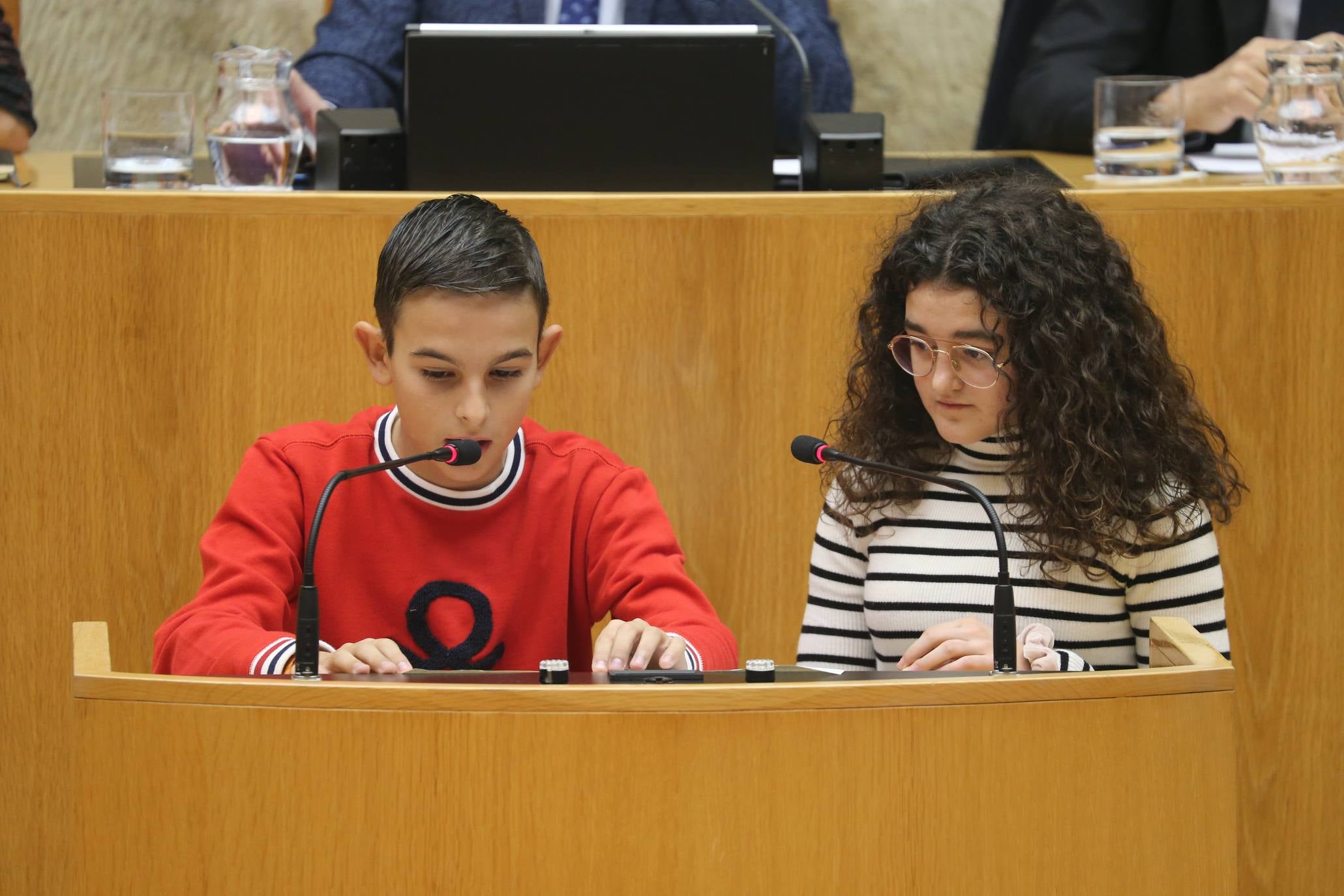 El Parlamento acogió la lectura del Manifiesto con motivo del 30º Aniversario de la Convención sobre los Derechos del Niño por parte del Comité de Unicef en La Rioja.