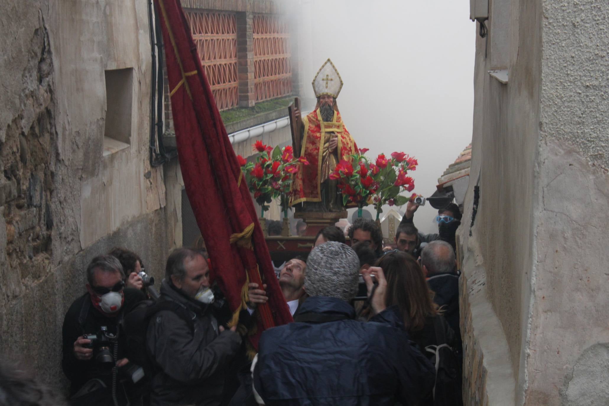 Impresionante, como cada año, la Procesión del Humo de Arnedillo. 