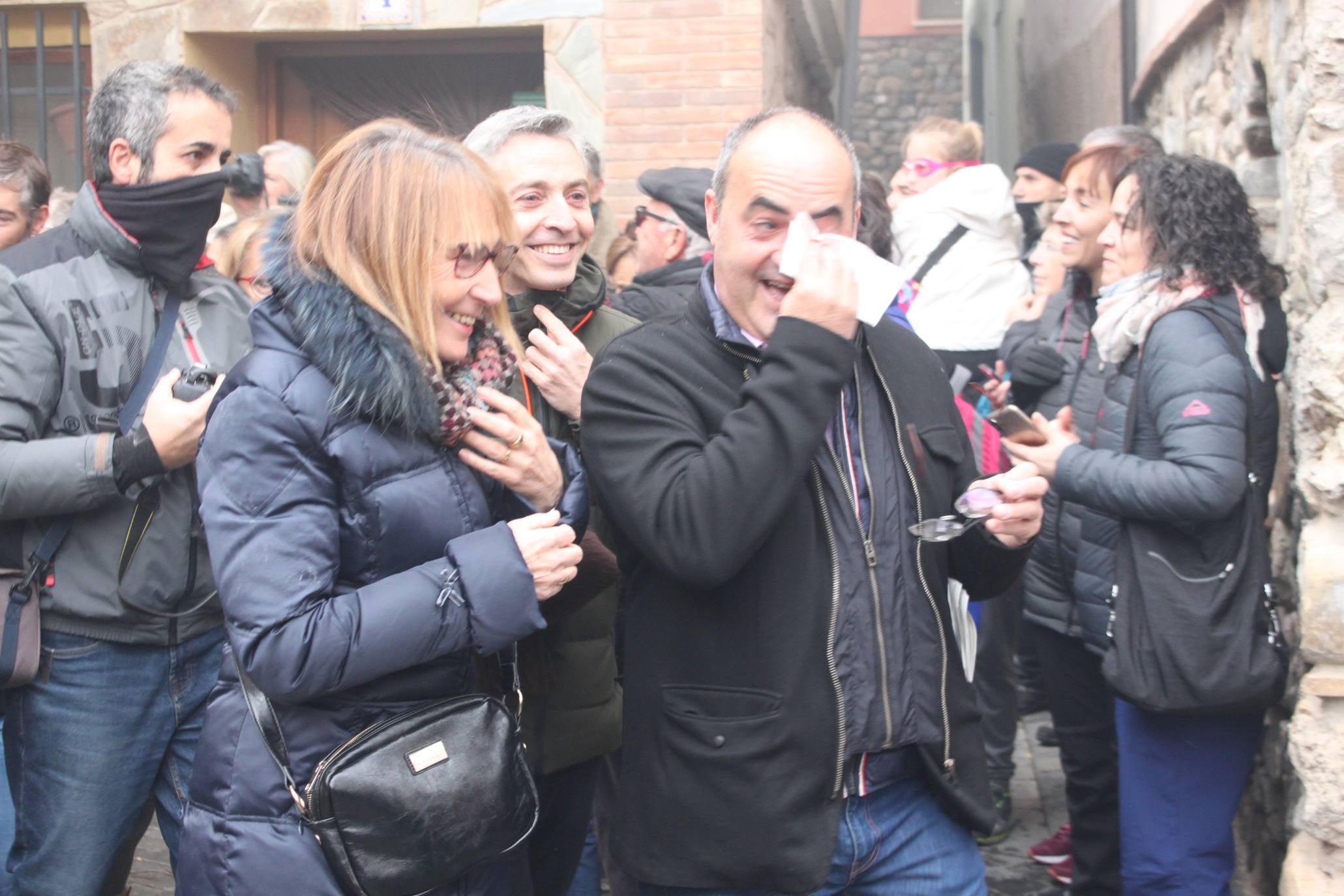 Impresionante, como cada año, la Procesión del Humo de Arnedillo. 