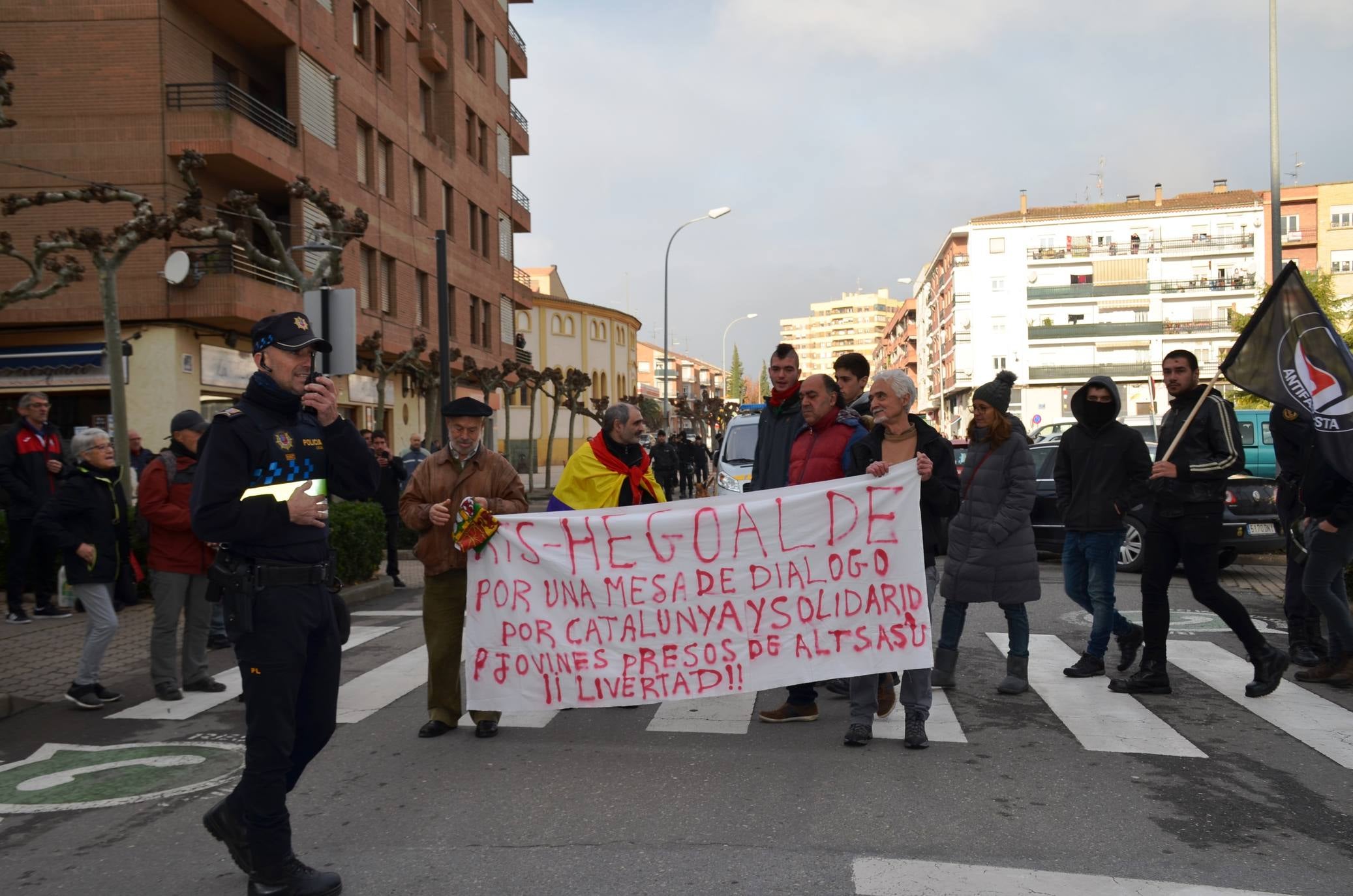 Manifestación en Calahorra a favor de los presos de Alsasua