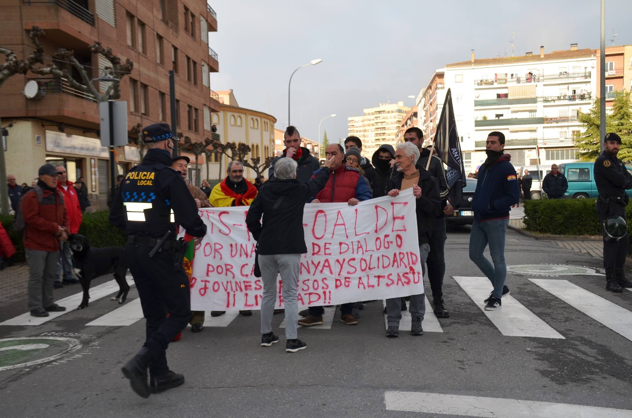 Manifestación en Calahorra a favor de los presos de Alsasua