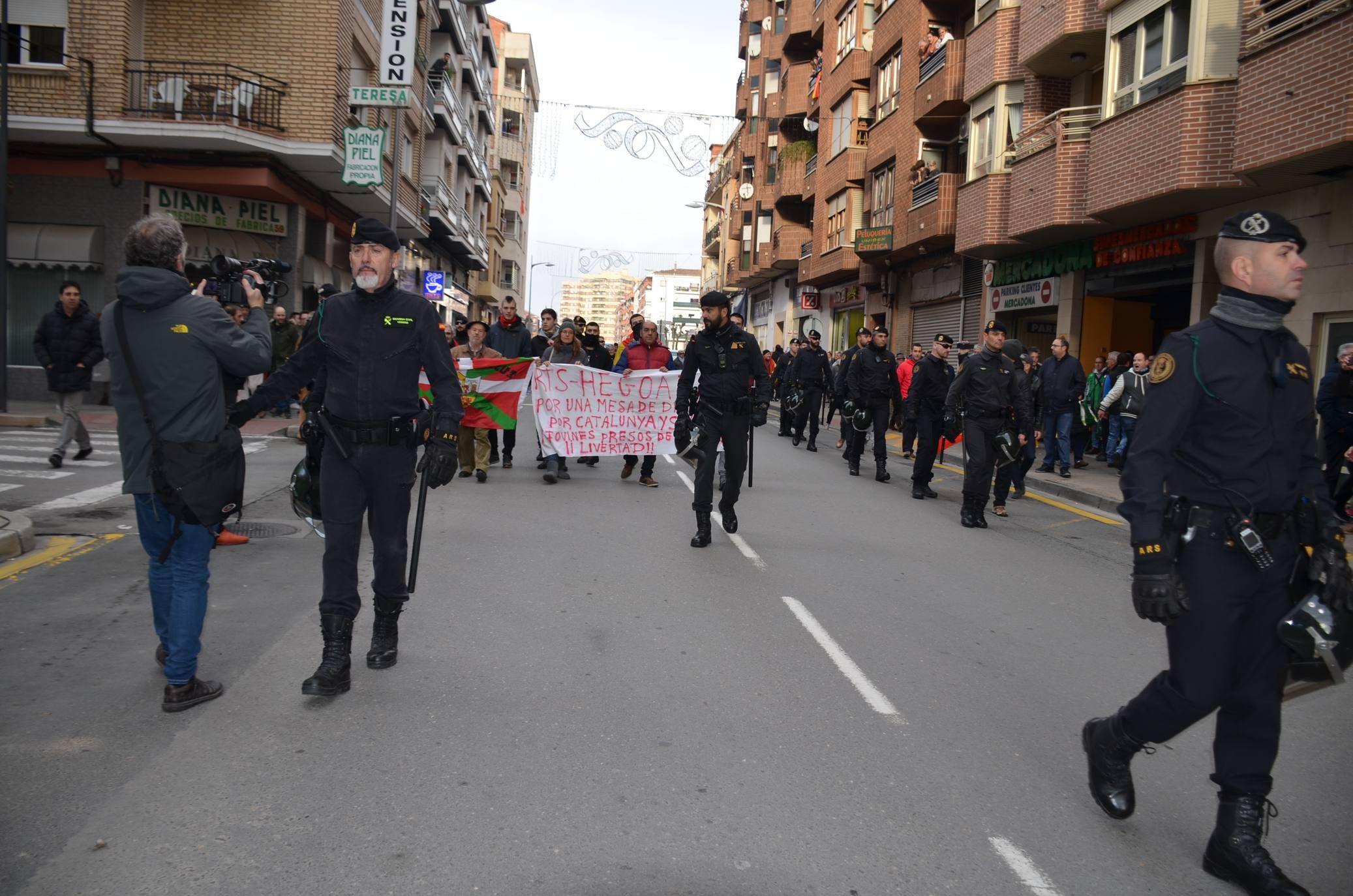 Manifestación en Calahorra a favor de los presos de Alsasua