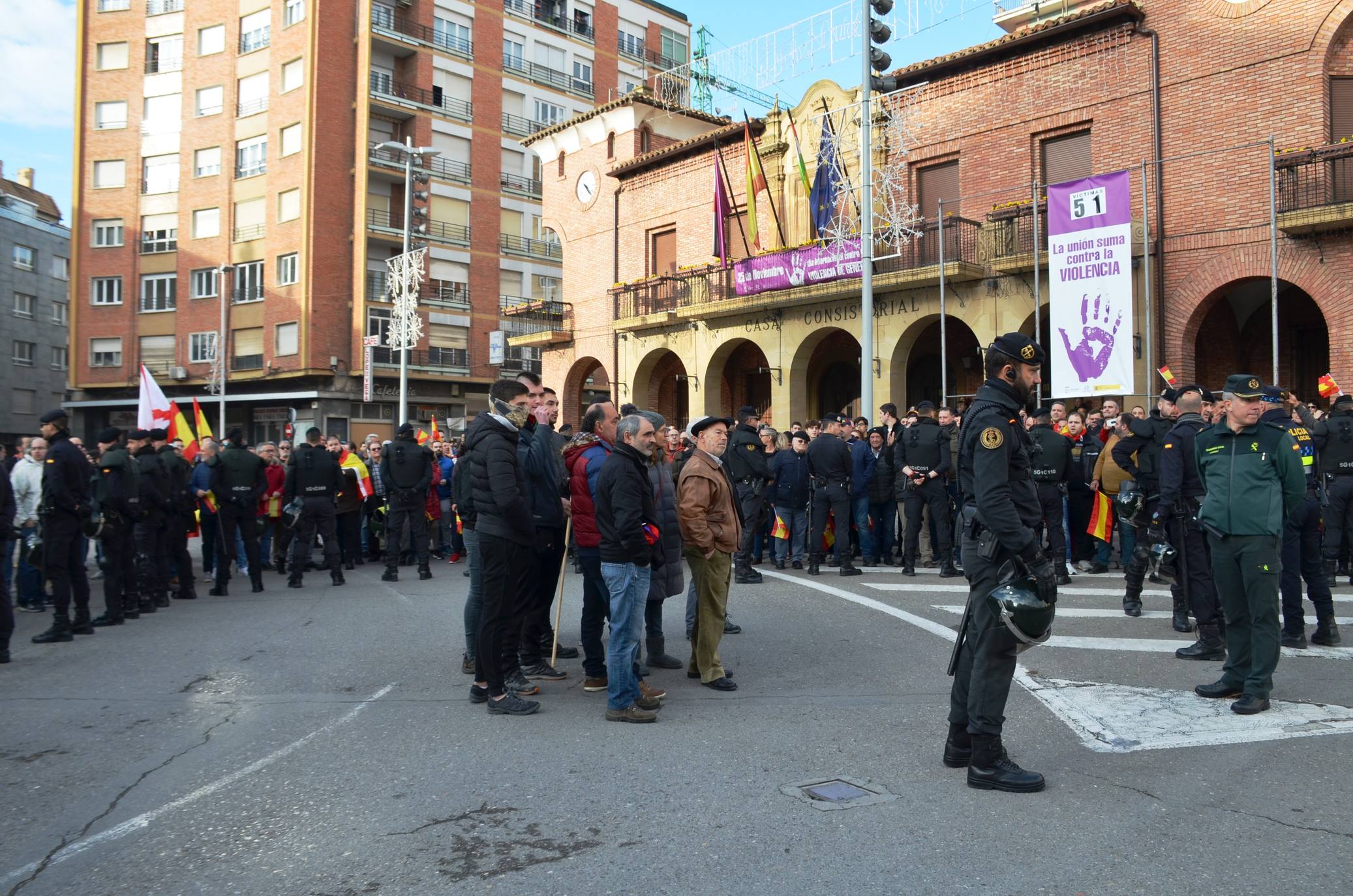 Manifestación en Calahorra a favor de los presos de Alsasua