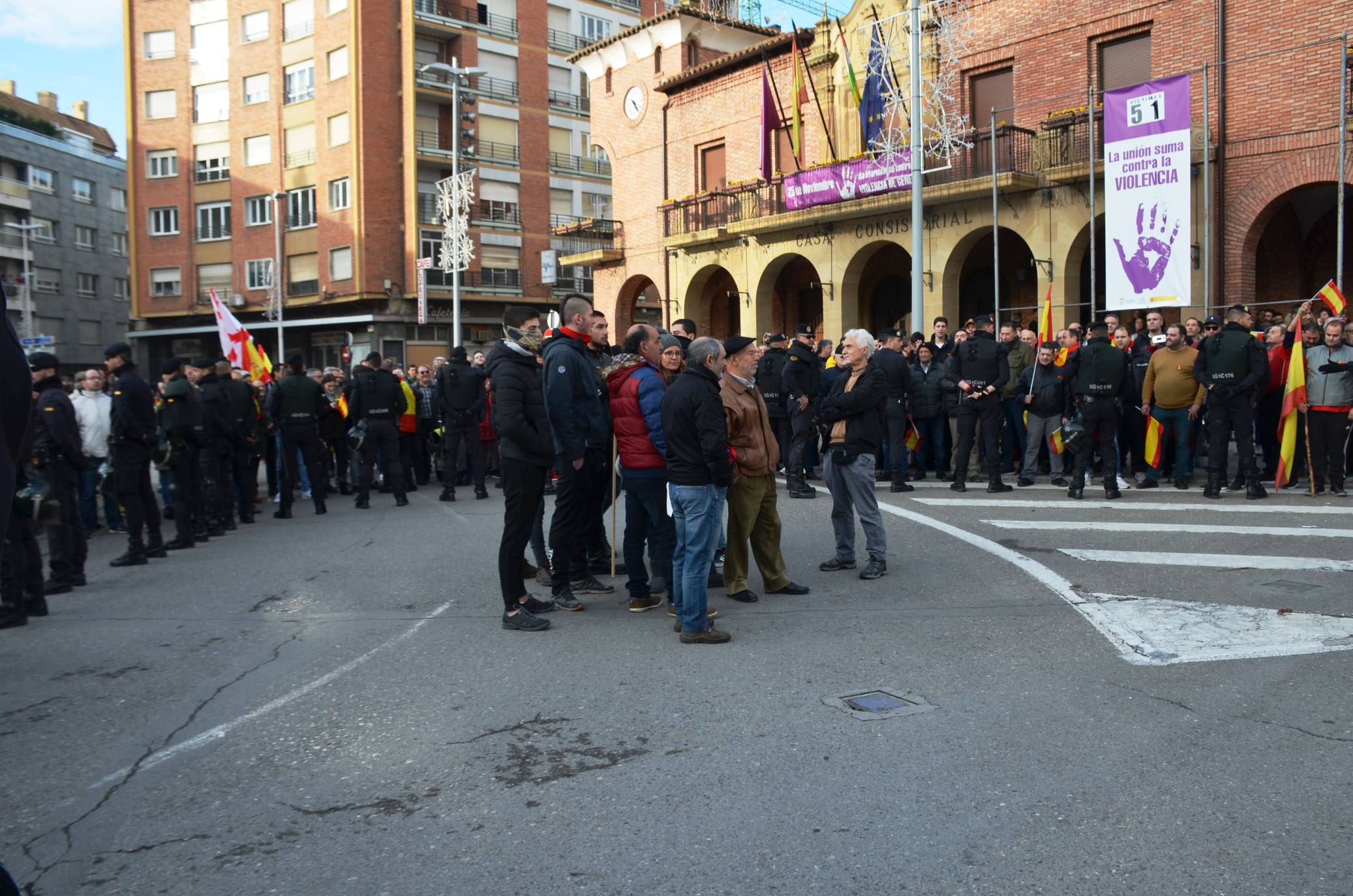 Manifestación en Calahorra a favor de los presos de Alsasua