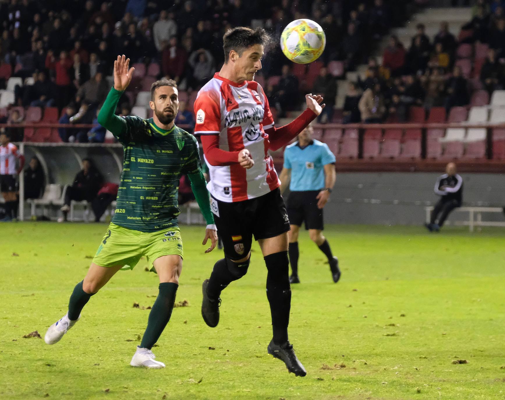 Los blanquirrojos se han impuesto en Las Gaunas con los goles de Olaetxea y Javi Álamo. 