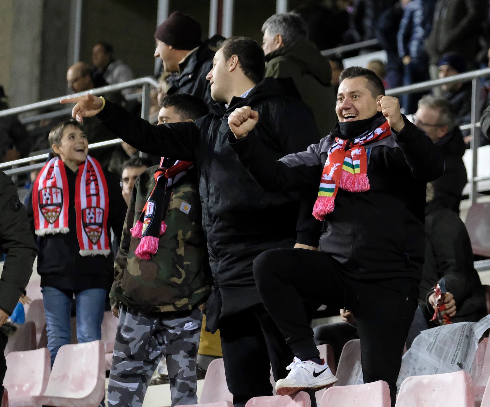 Los blanquirrojos se han impuesto en Las Gaunas con los goles de Olaetxea y Javi Álamo. 