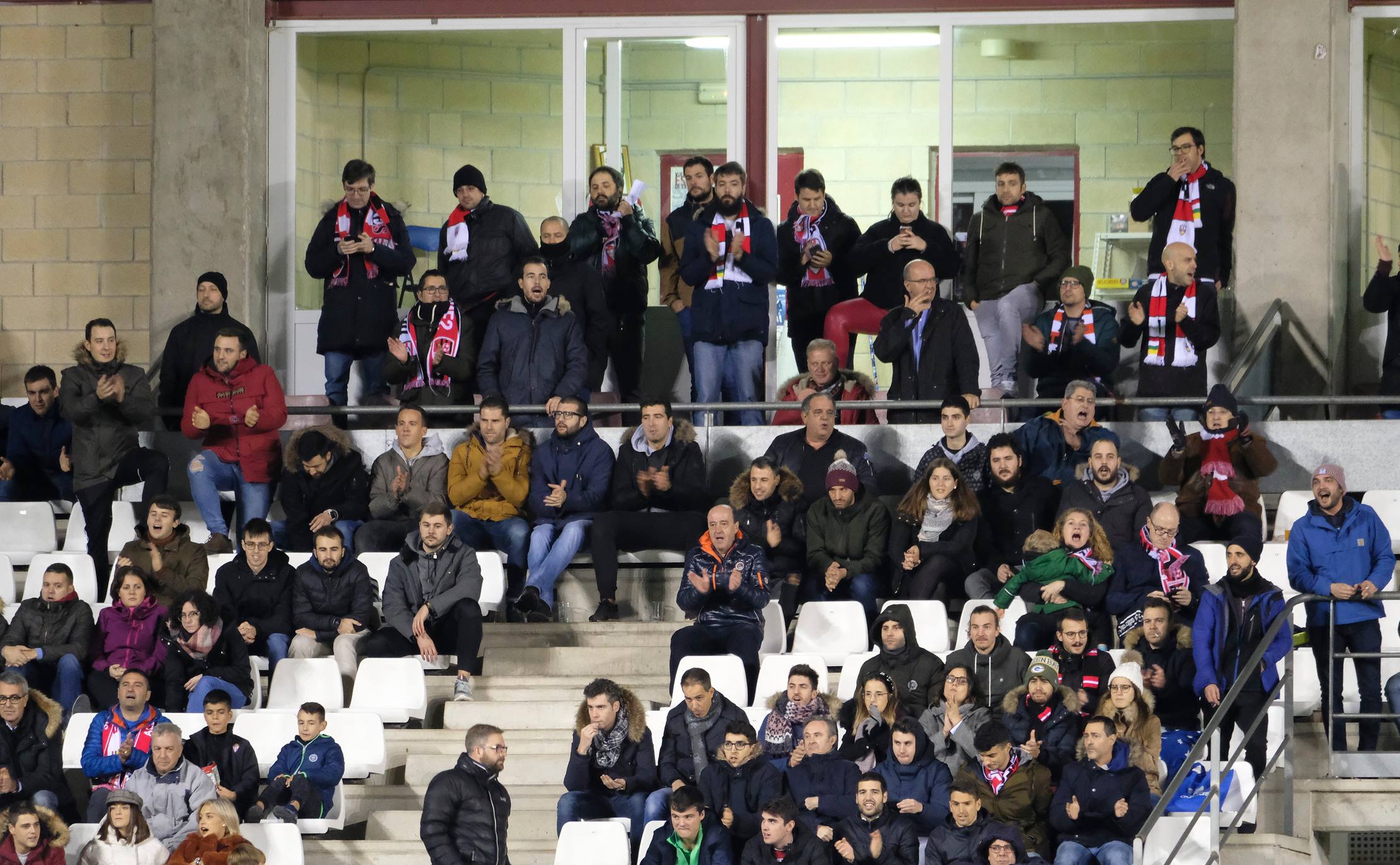 Los blanquirrojos se han impuesto en Las Gaunas con los goles de Olaetxea y Javi Álamo. 