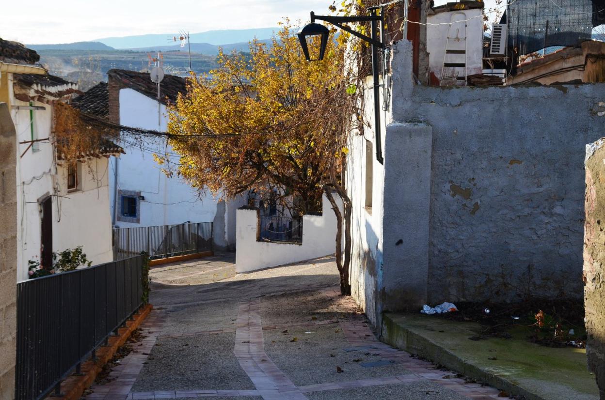 Estado de la calle Cárcaba tras las obras de mejora