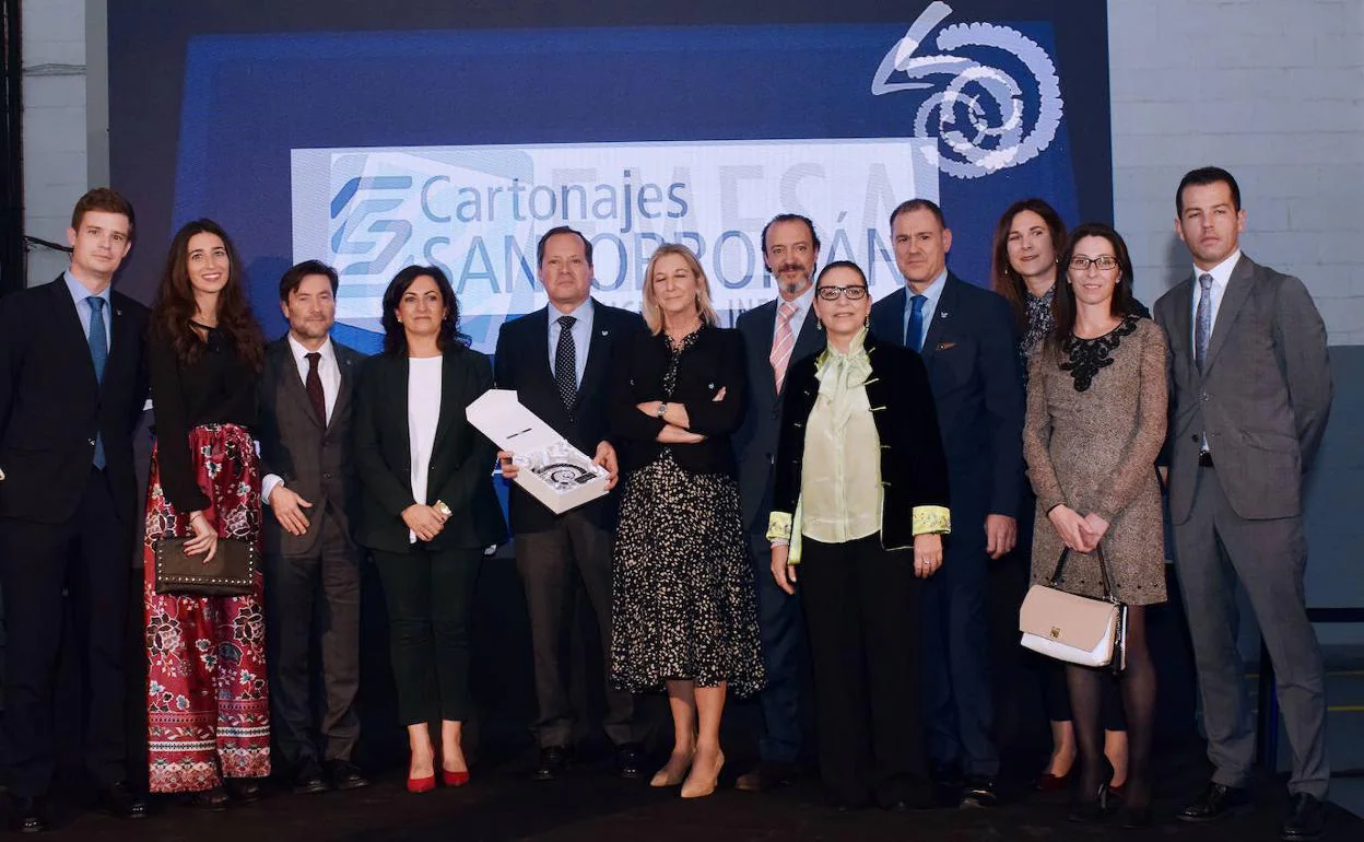 Cartonajes Santorromán recibe el Premio a la Empresa Familiar 2019