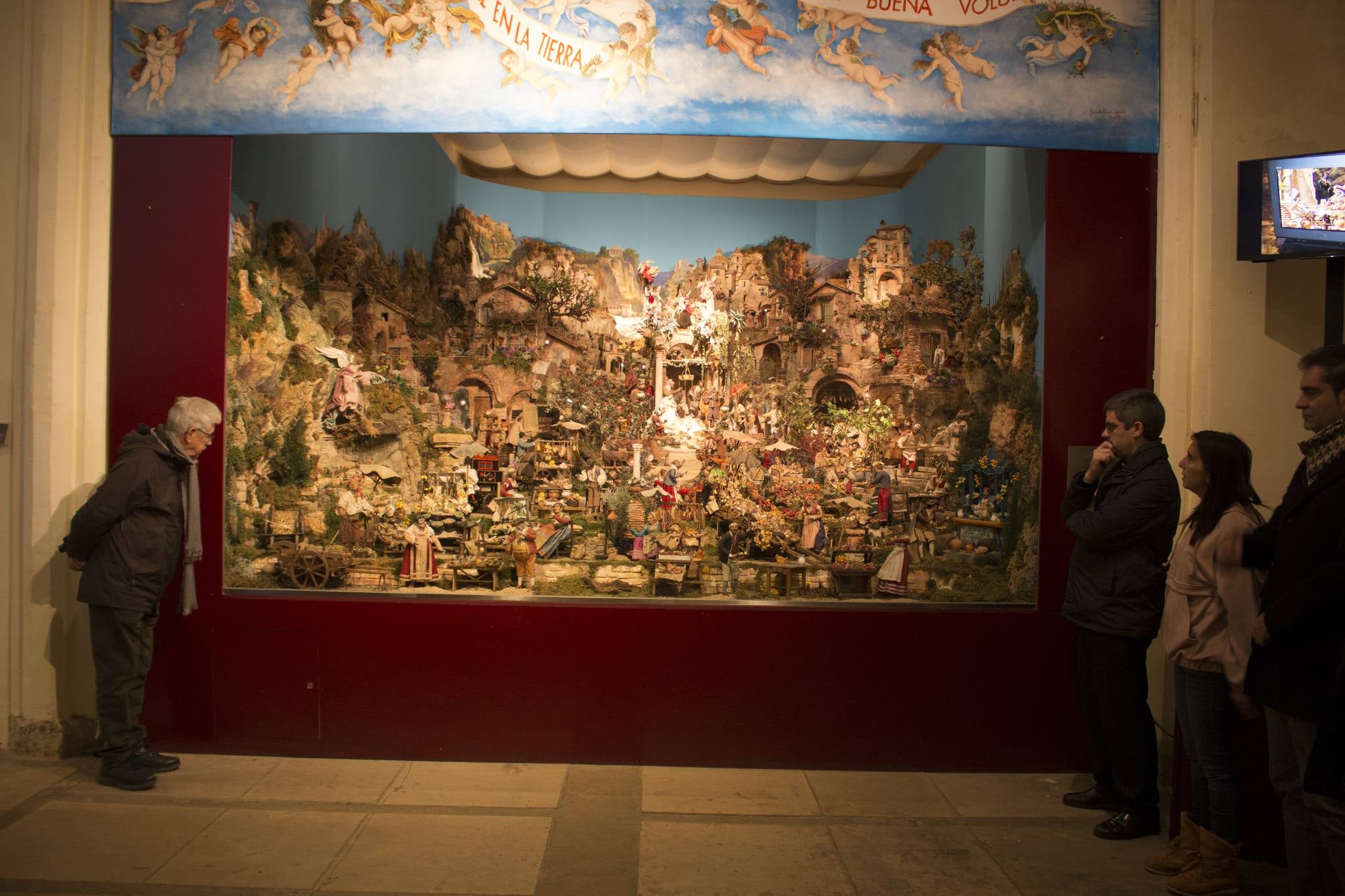 El belén napolitano vuelve a lucir en la Catedral de Santo Domingo