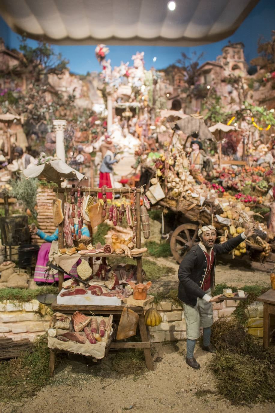 El belén napolitano vuelve a lucir en la Catedral de Santo Domingo