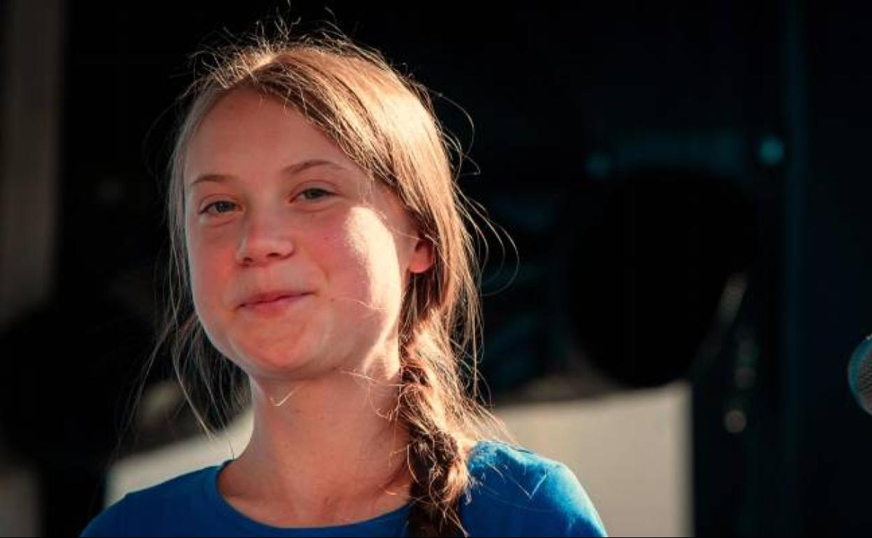 Greta Thunberg.