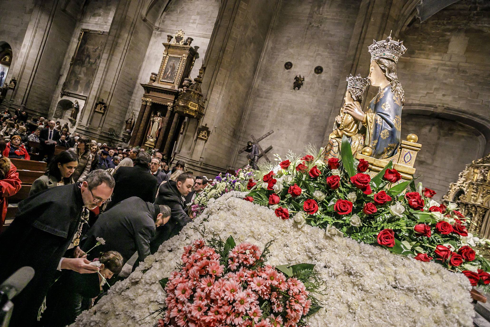 Las vísperas se han celebrado en la iglesia de Santiago