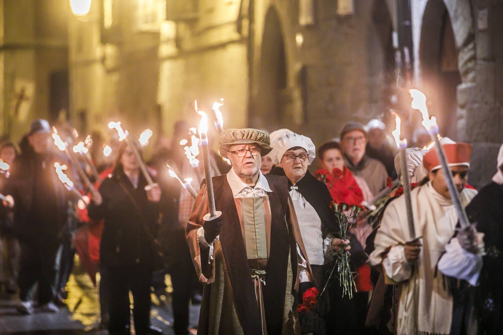 Las vísperas se han celebrado en la iglesia de Santiago