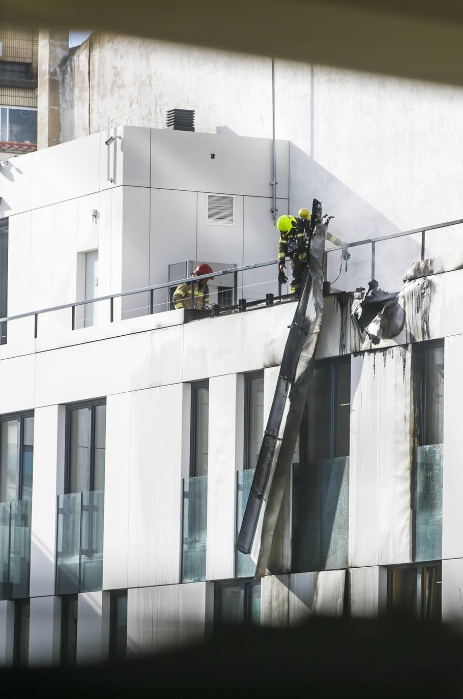 Fotos: Incendio en Doctores Castroviejo