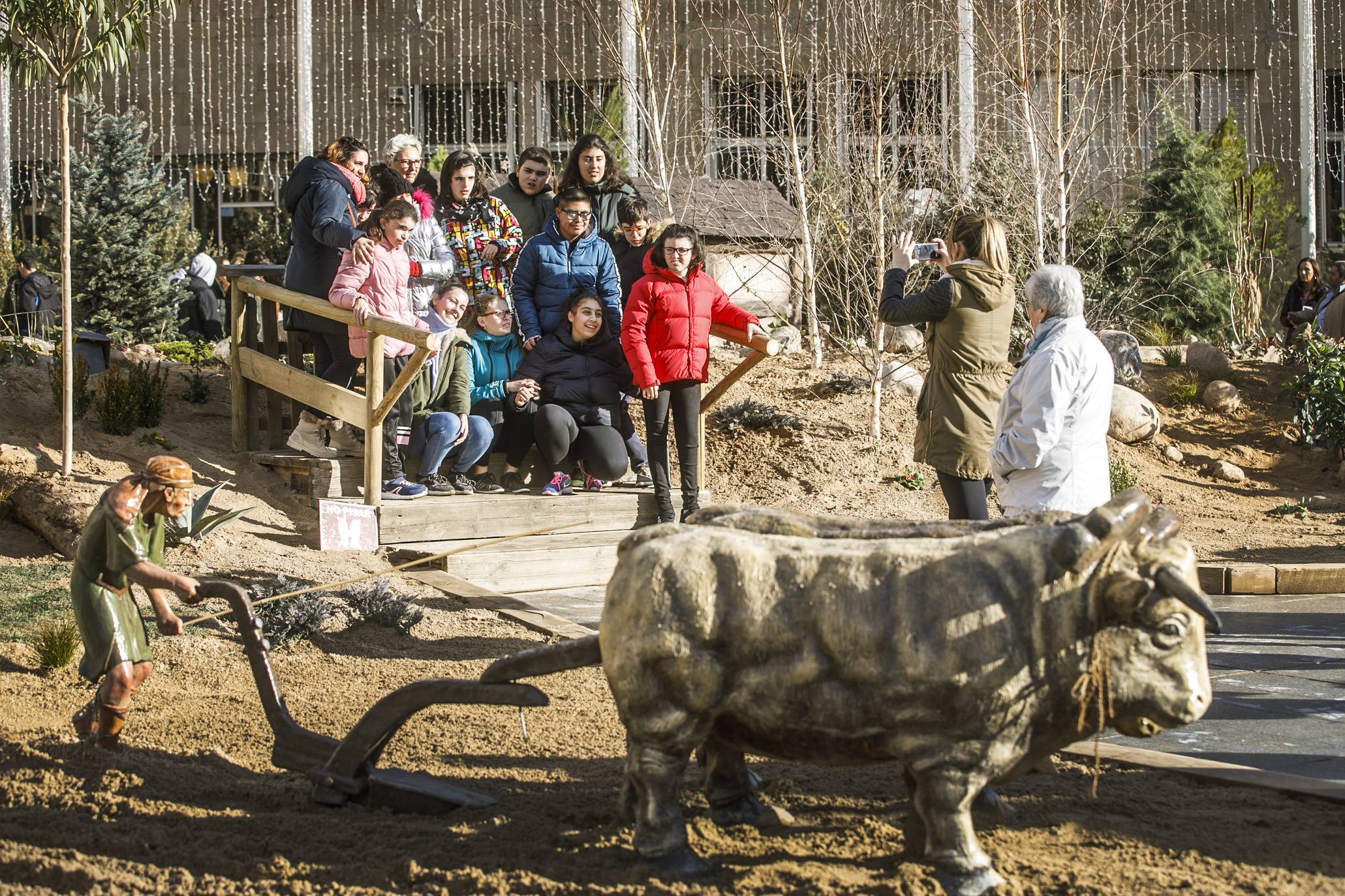 El montaje presenta varias novedades con respecto a otros años, como la ausencia de animales vivos. 