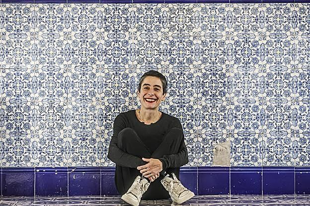 Miriam Ocáriz, en la Esdir.