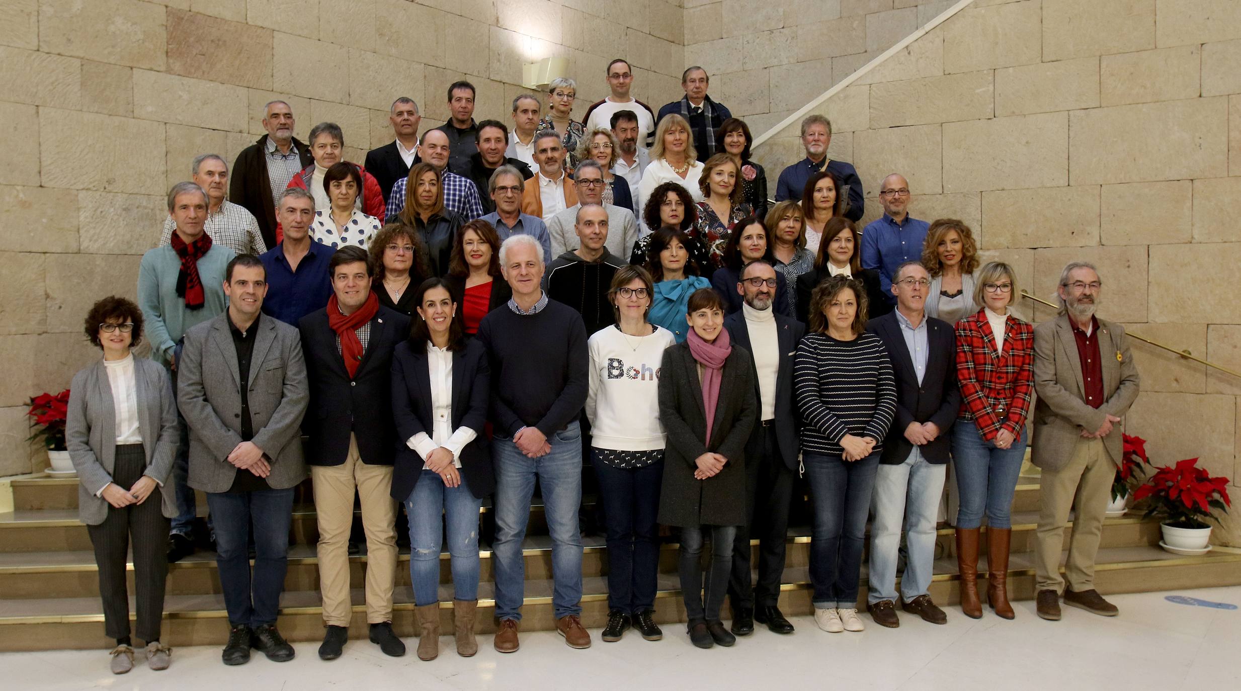 Homenaje a los funcionarios municipales jubilados de Logroño