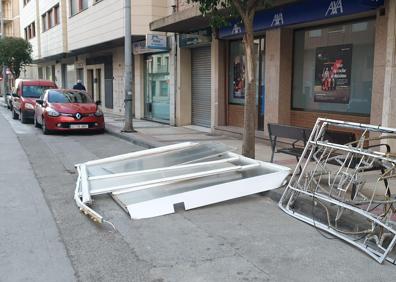 Imagen secundaria 1 - Árboles caídos, rachas de 180 kilómetros por hora: el viento llega con fuerza a La Rioja