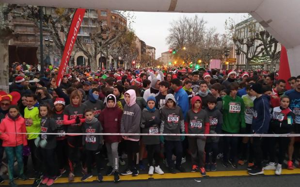 La salida de la carrera popular.