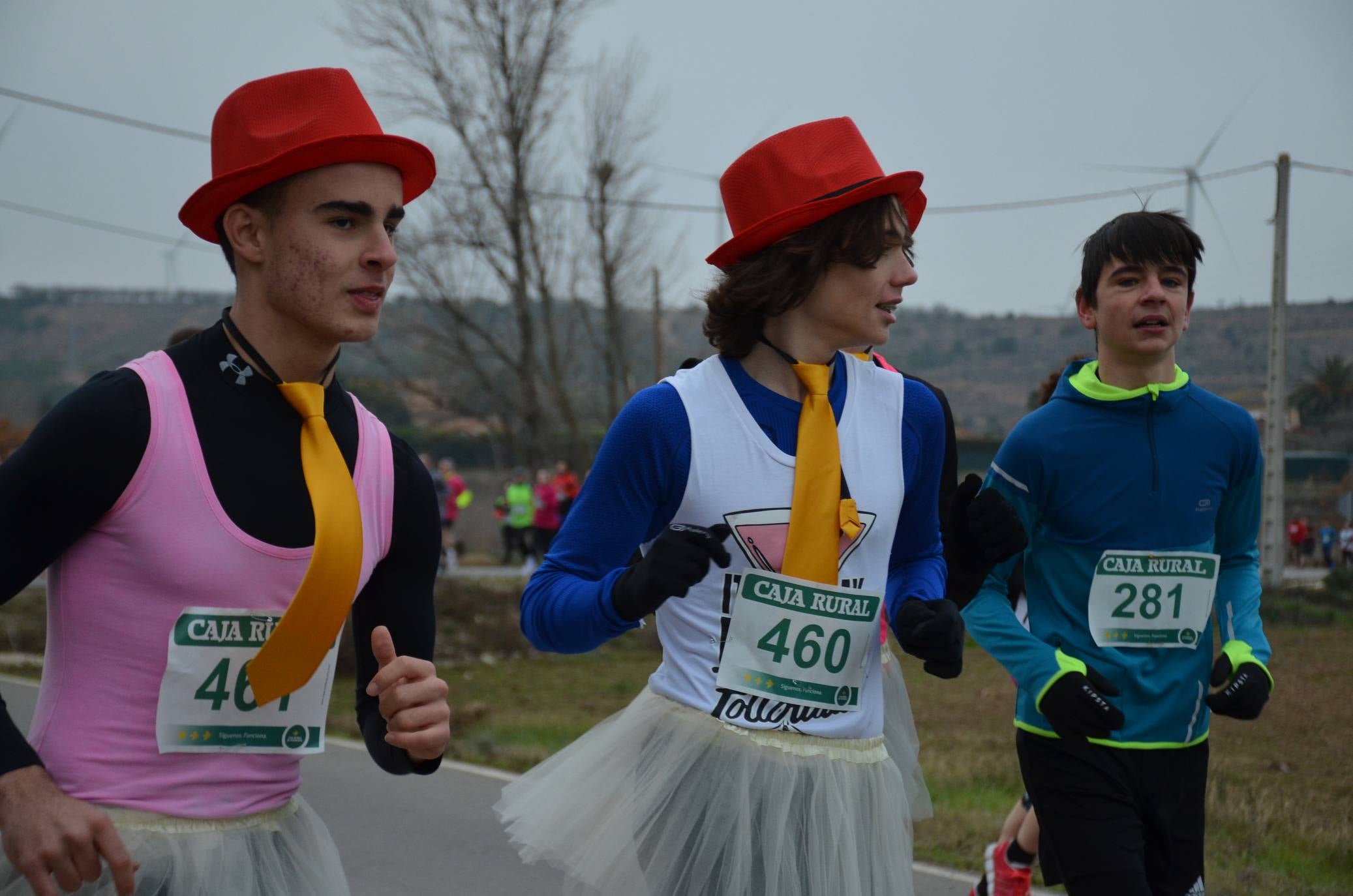 Humor y disfraces en la San Silvestre de Calahorra