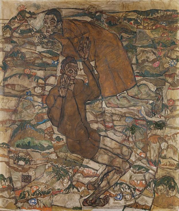 Levitación, obra de Egon Schiele (Museo Leopold, de Viena)