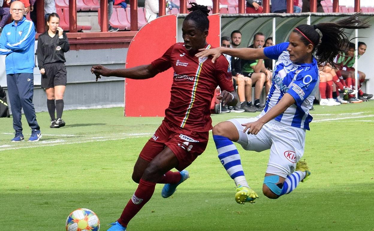 Banda, durante un partido de esta temporada.