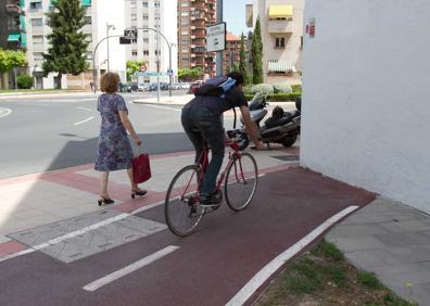 Imagen secundaria 1 - Carriles bici en Logroño con un final inesperado