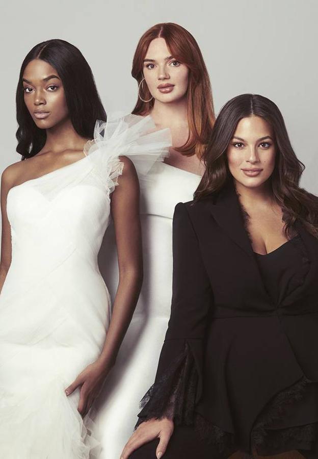 A la derecha, la activista Ashley Graham