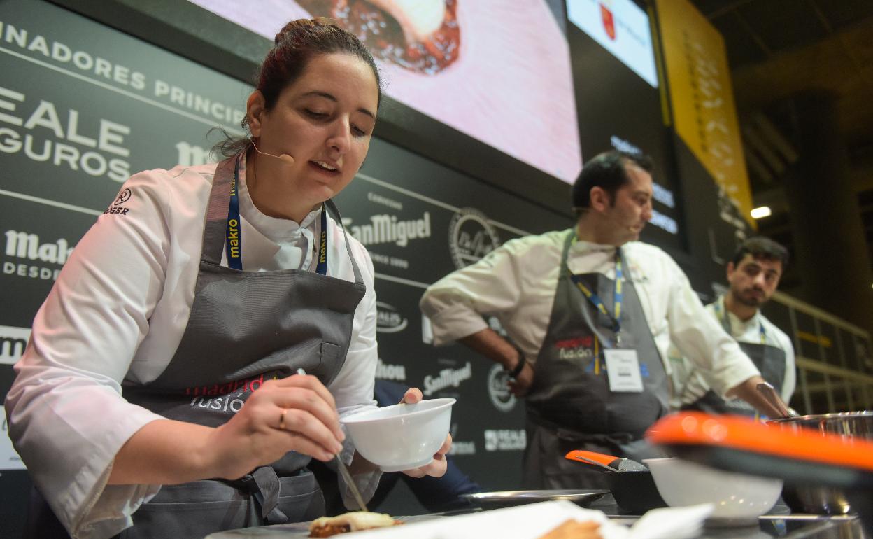 María Gómez, chef del restaurante Magoga, que cuenta con una estrella Michelin.