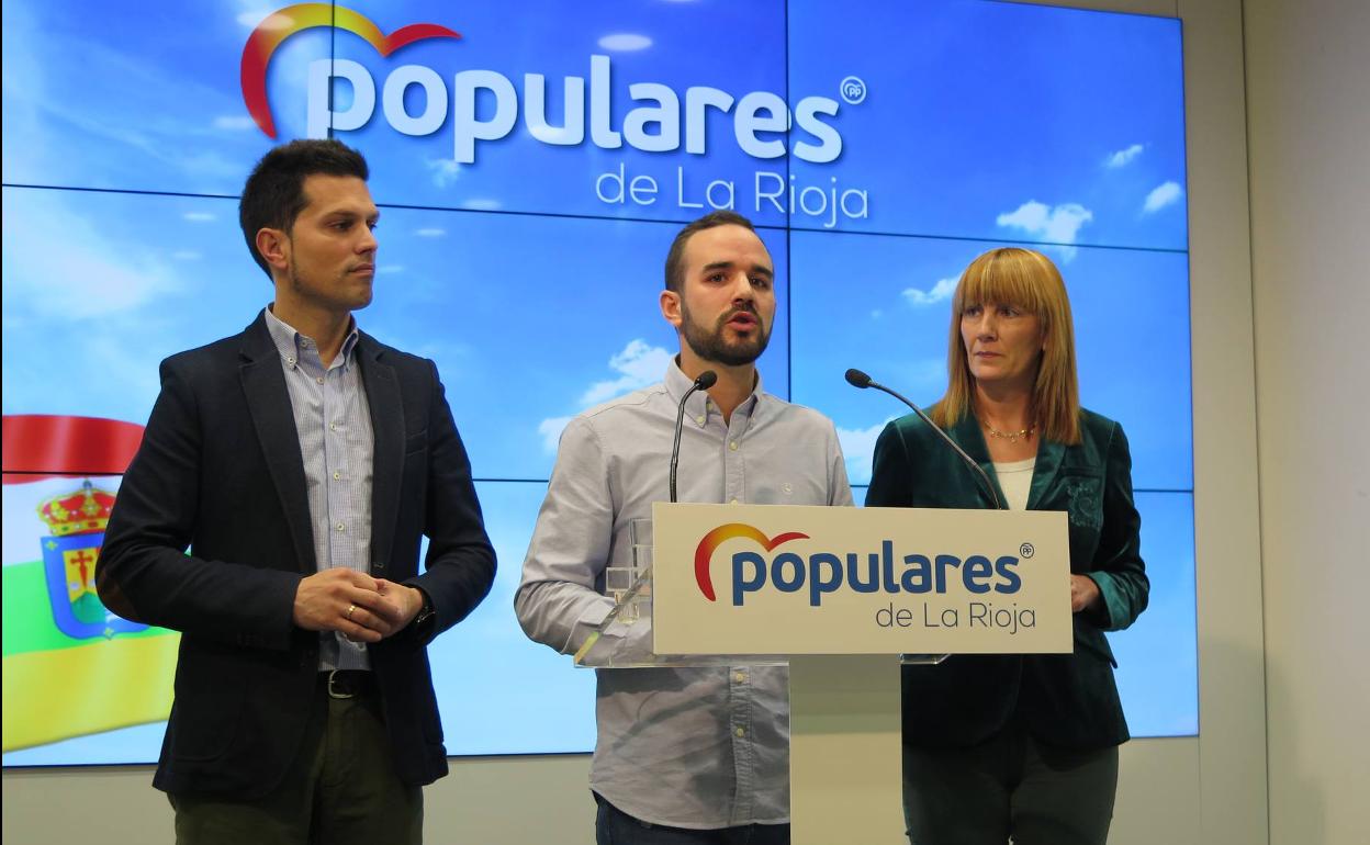 Rueda de prensa del Partido Popular este miércoles.