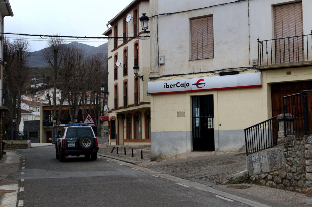 Oficina de Ibercaja de Torrecilla en Cameros, el pasado miércoles