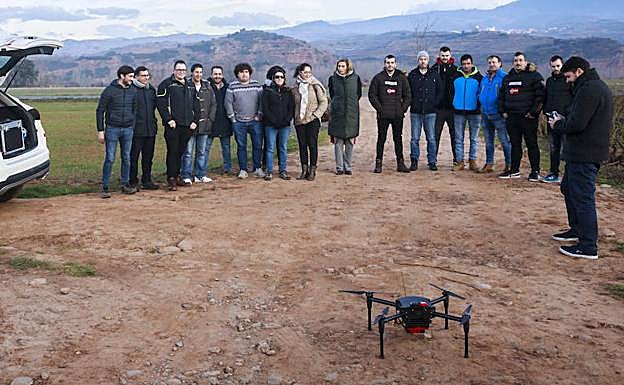 El dron fue la estrella entre todas las nuevas herramientas tecnológicas de las que se habló en el curso.