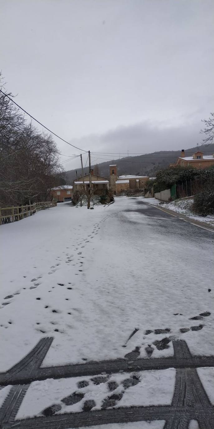 Tal y como anunció ayer la Aemet, los riojanos somos testigos hoy de la alerta amarilla por nieve