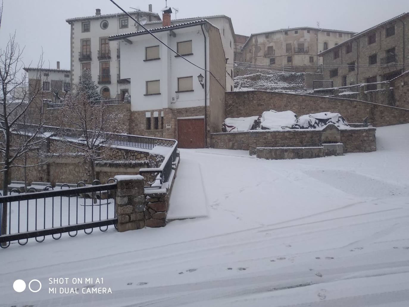 Tal y como anunció ayer la Aemet, los riojanos somos testigos hoy de la alerta amarilla por nieve