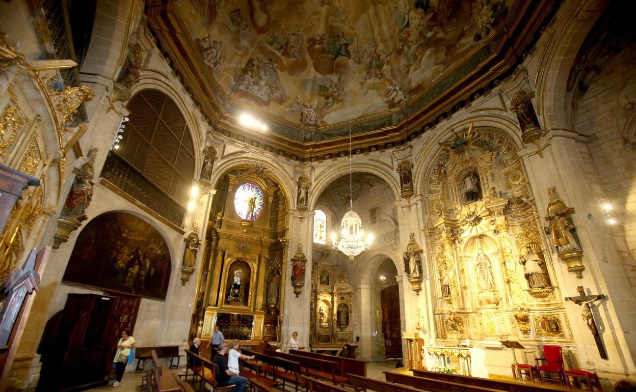La capilla, antes de iniciar su restauración 