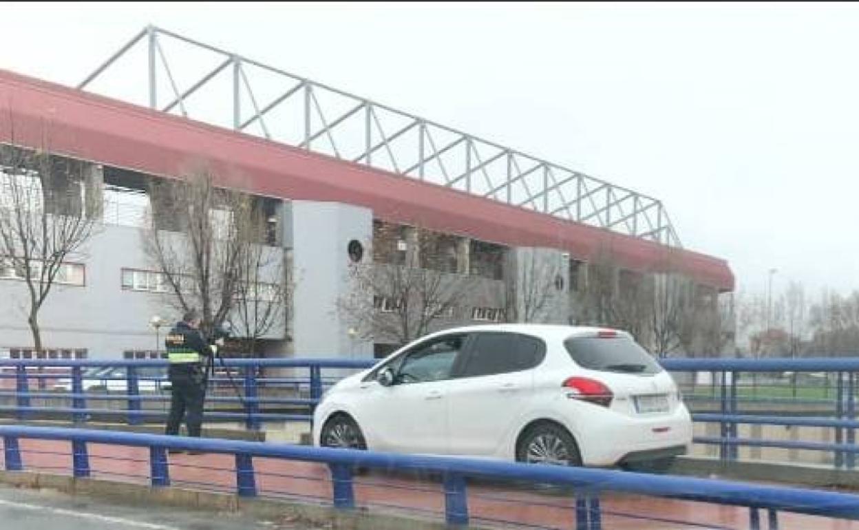 La Policía Local prueba un nuevo radar portátil para su posible uso en el casco urbano de Logroño