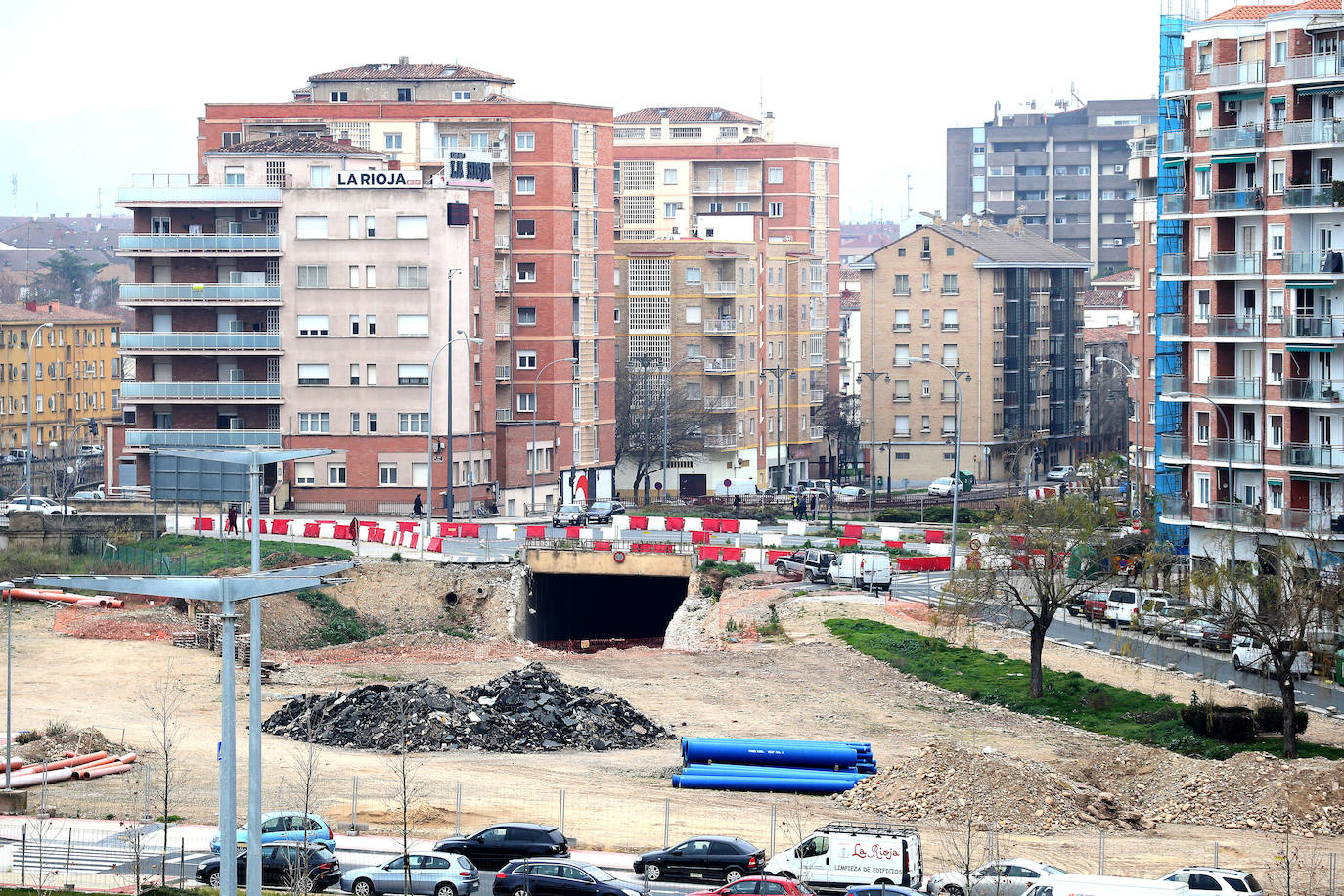 Fotos: La nueva estación de autobuses de Logroño toma forma