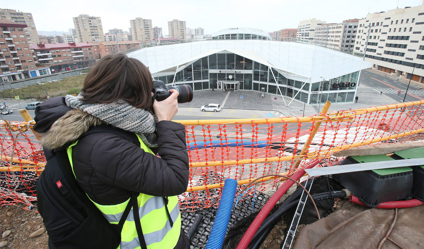 Fotos: La nueva estación de autobuses de Logroño toma forma