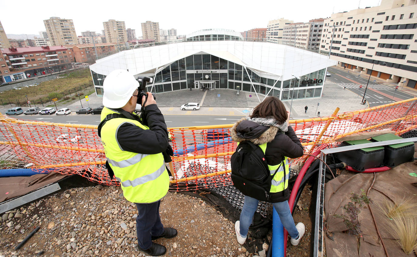 Fotos: La nueva estación de autobuses de Logroño toma forma