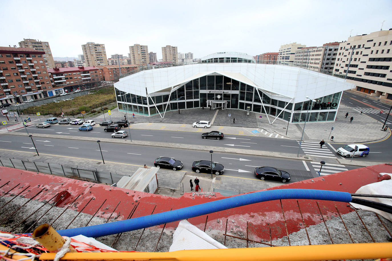 Fotos: La nueva estación de autobuses de Logroño toma forma