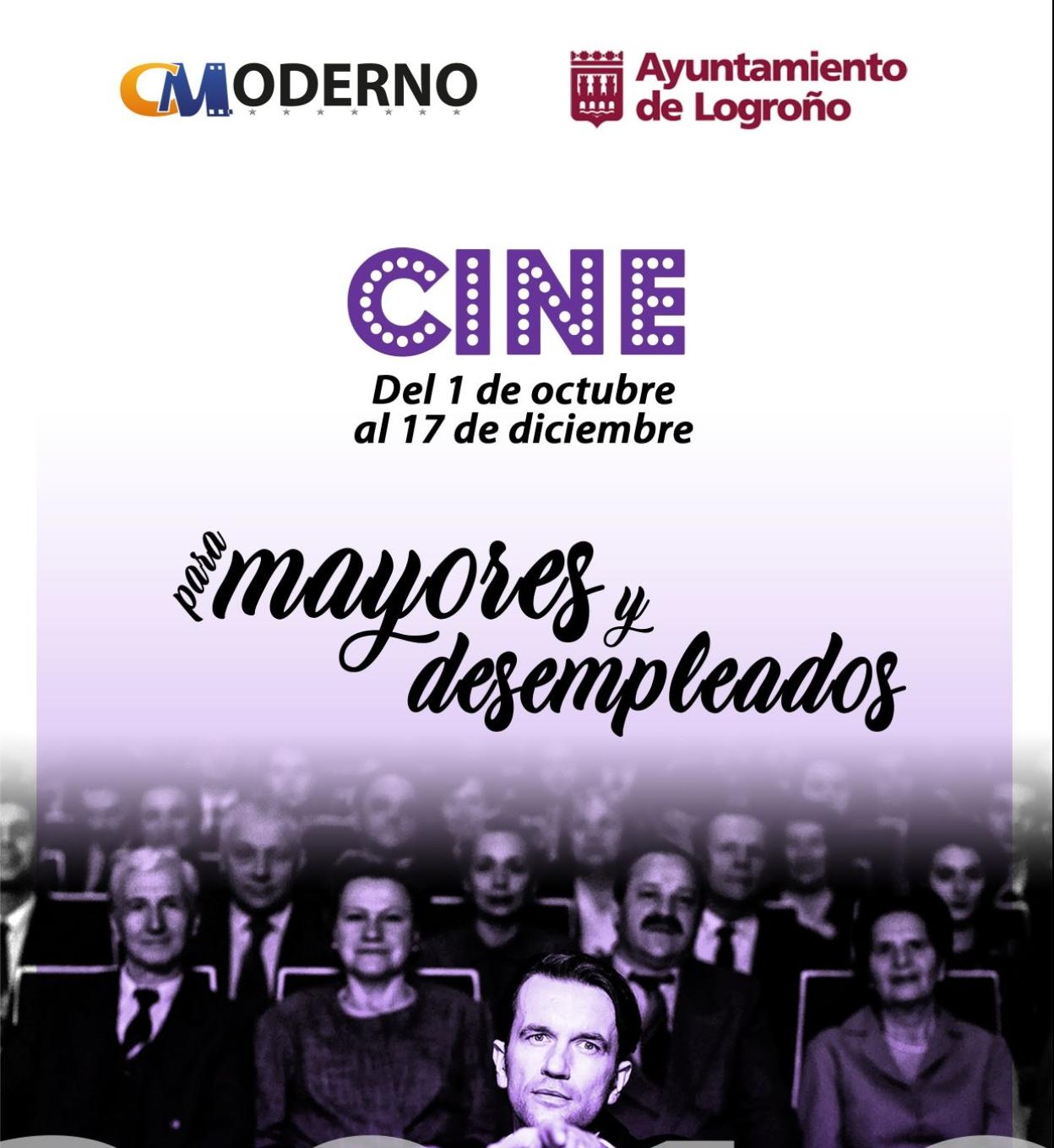 El ciclo de cine para mayores y parados aumenta a 15 las películas que se  proyectarán | La Rioja