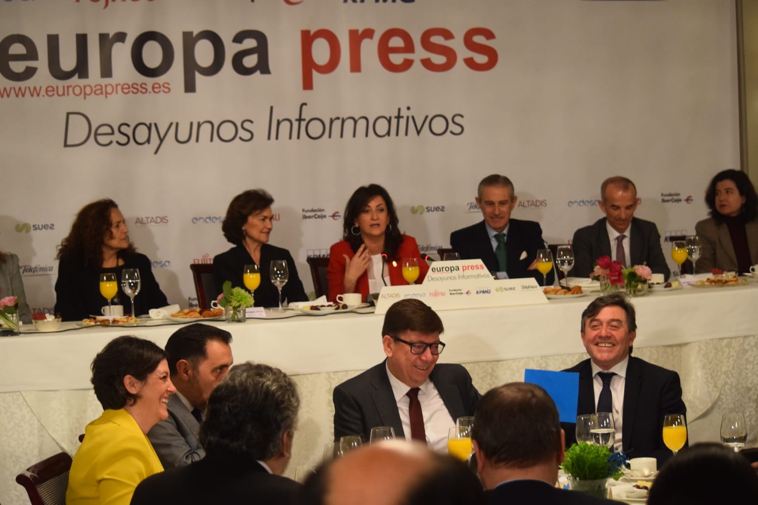 Fotos: Concha Andreu, protagonista este jueves de los Desayunos Informativos de Europa Press