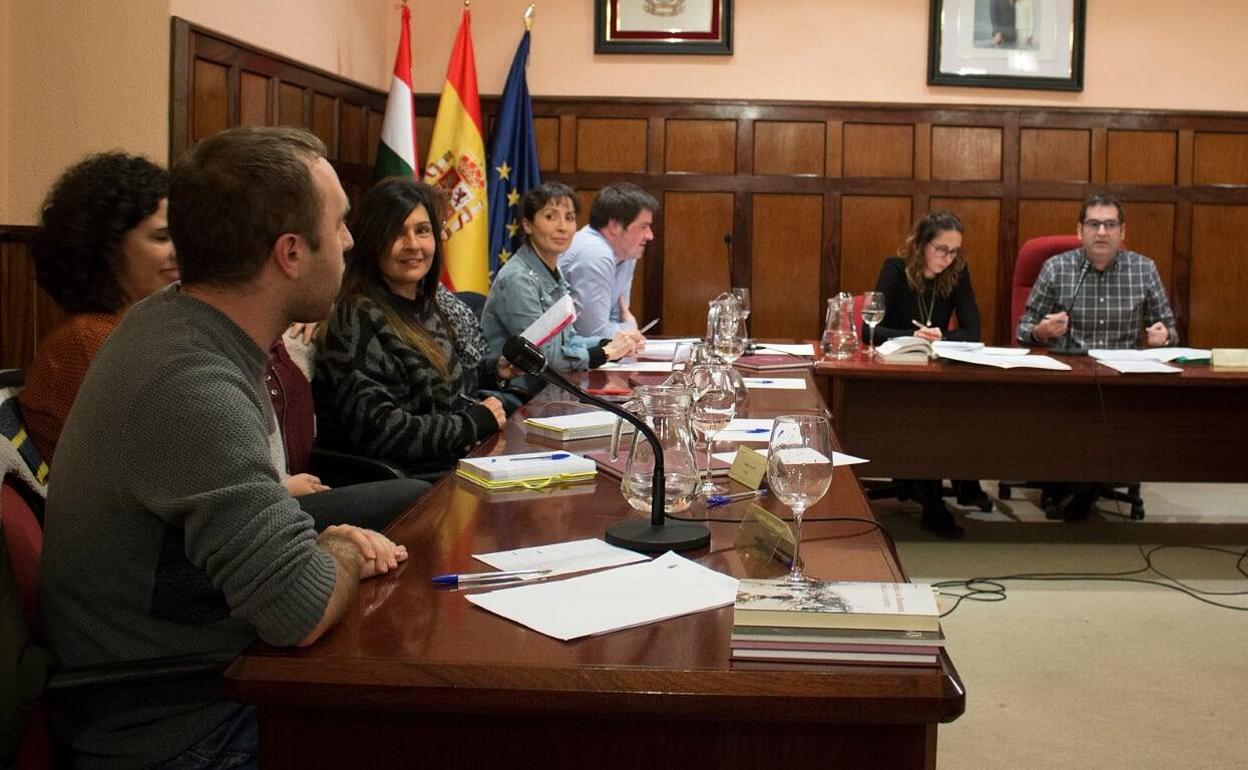 Pleno celebrado el pasado 12 de febrero.