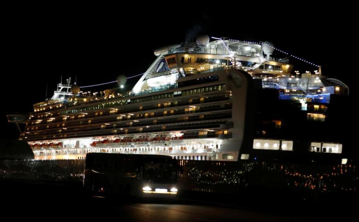 Imagen del crucero 'Diamond Princess'.